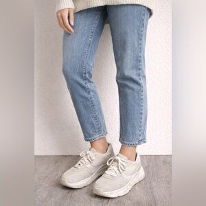 Free People Let's Wander Distressed Washed Sneakers